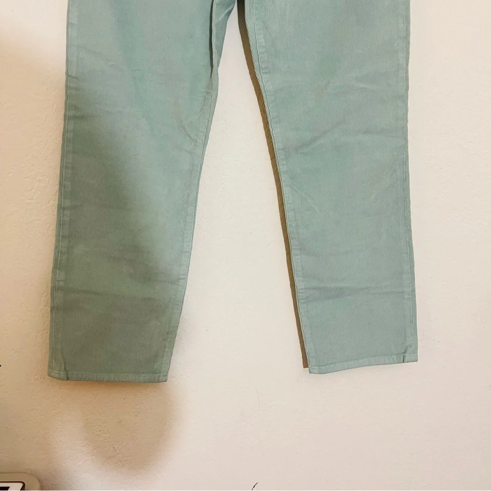 J. Crew Vintage Slim Straight Corduroy Pants Size 30 Blue Pockets
